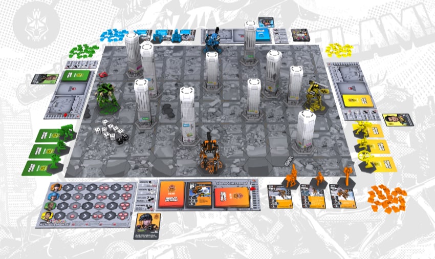 GKR - Giant Killer Robots game layout